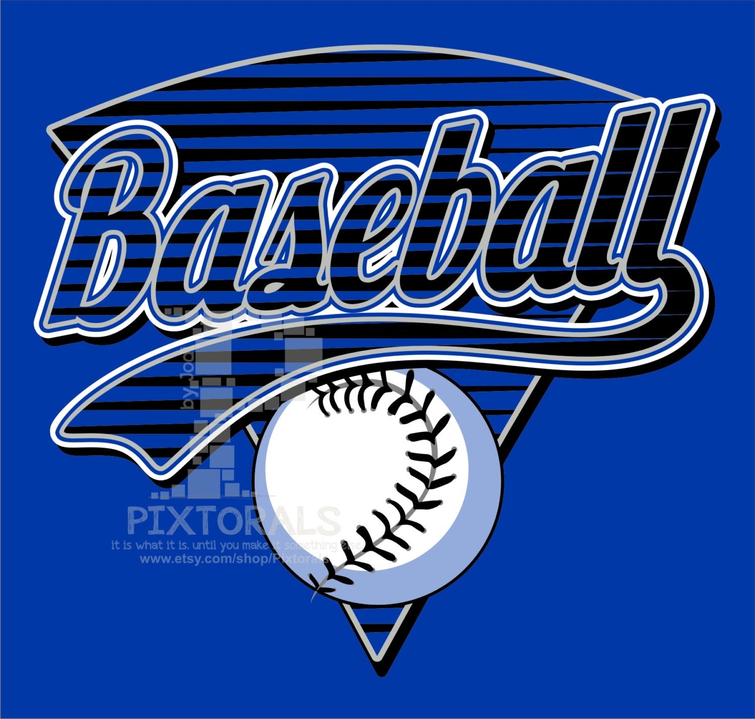 Baseball Logo Tee Design JPG PNG and EPS Pdf - Etsy