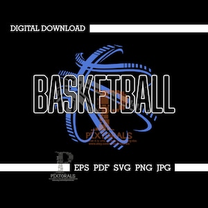 Basketball tee Design, digitaler Download, eps, svg, pdf, jpg, png, Basketball Vektor, Basketball Clipart, Basketball Logo, Basketball edgy