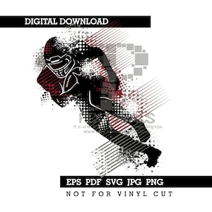 Football Player, digital download, grunge, vector, clipart, eps, pdf, svg, jpg, png, sublimation, screen printing, dtf