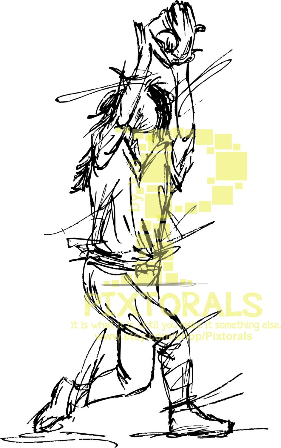 Softball Player Clipart PNG Transparent background EPS | Etsy