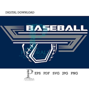 Baseball retro tee design, Baseball logo Vector, Digital Download, Baseball Clipart, Baseball logo design, eps, pdf, svg, jpg, png, Baseball