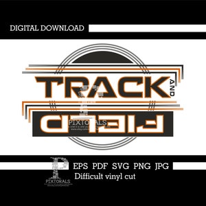 Track and Field, tee design, digital download, eps, pdf, svg, jpg, png, vector, clip art, sublimation, screen print, dtf