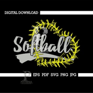 Projekt sznurówek w kształcie serca do softballu, wektor softballu, logo koszulki softballu, cyfrowe pobieranie softballu, eps, pdf, svg, jpg, png, clipart softballu