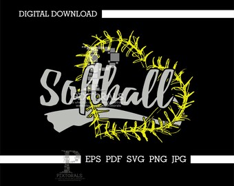 Softball heart laces design, Softball Vector, Softball tee logo, Softball Digital Download, eps, pdf, svg, jpg, png, Softball clipart