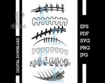 Football laces, clipart, digital download, eps, pdf, svg, jpg, png, sublimation, screen print, vinyl