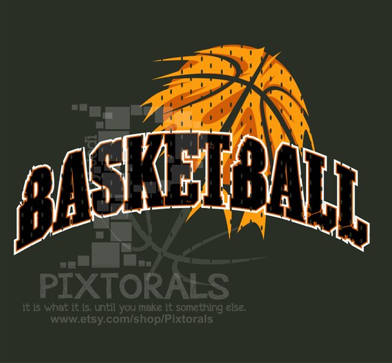 Custom Basketball Design Svg Simplified Eps Jpeg Png Etsy