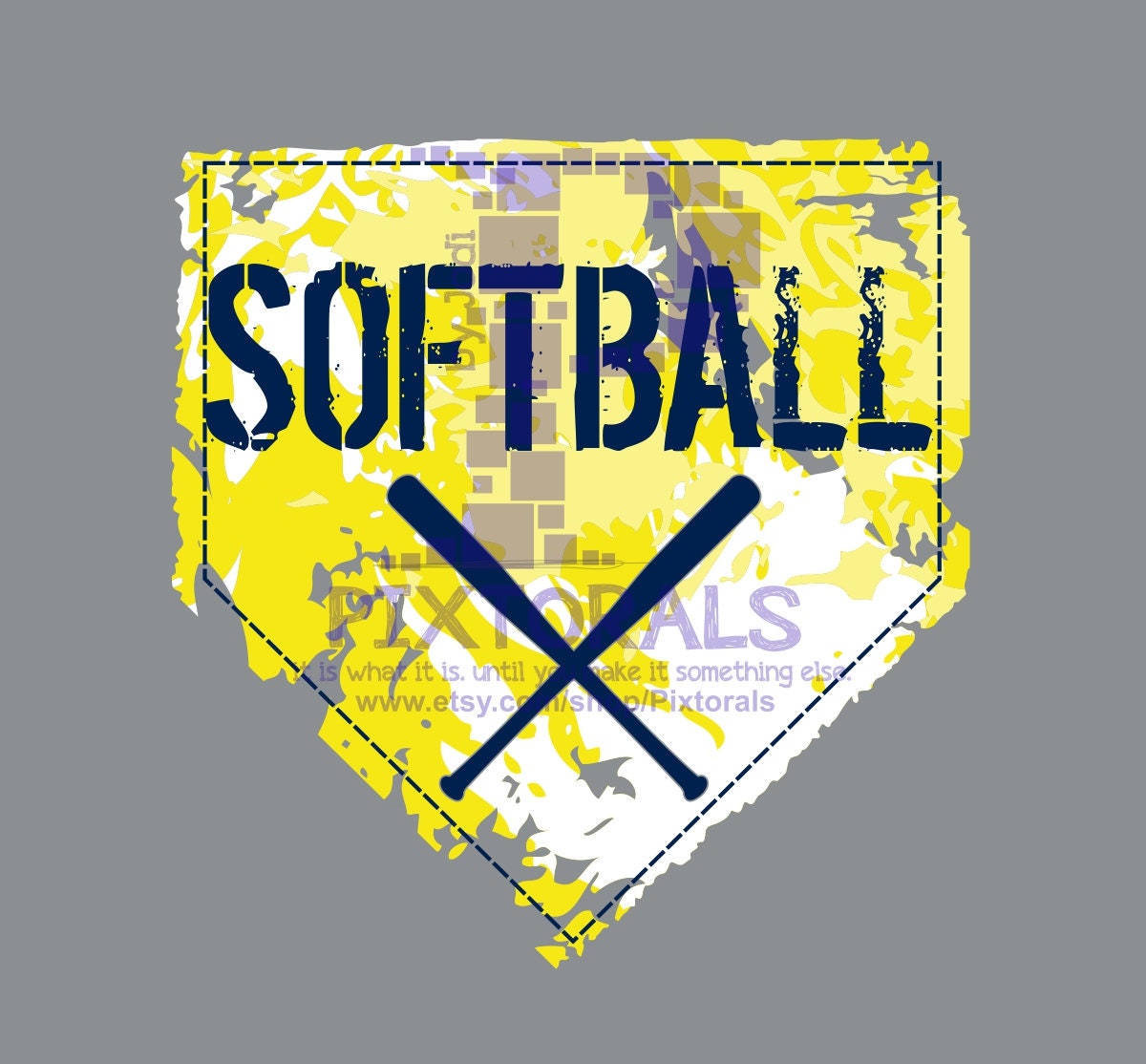 Softball Design Home Plate Softball Logo Jpg Png Pdf Etsy