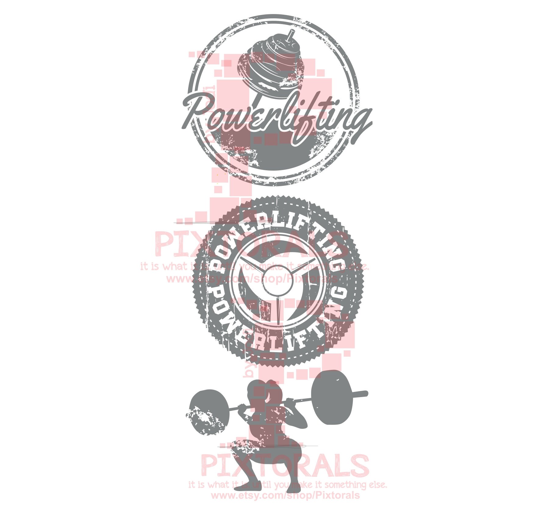 Download 3 Vintage Powerlifting Designs Eps Pdf Svg Dxf Jpg Png Etsy