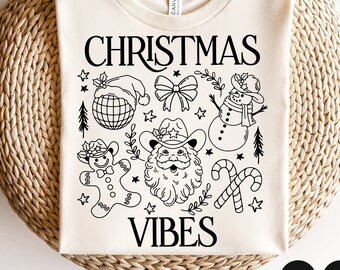 Retro Christmas PNG SVG Christmas Shirt png svg , Vintage Christmas png, Santa Claus png, Christmas Sublimation, Cricut SVG, T-shirt