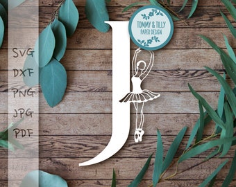 Download Nursery Papercut Papercut Ballerina Letter R Svg Pdf Dxf Png Jpg Papercutting Vinyl Template Commercial Use New Baby Papercut Clip Art Art Collectibles