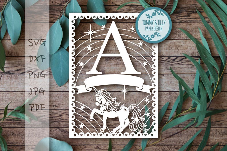 Download Unicorn Alphabet Bundle 26 letters SVG PDF DXF Jpg Png ...