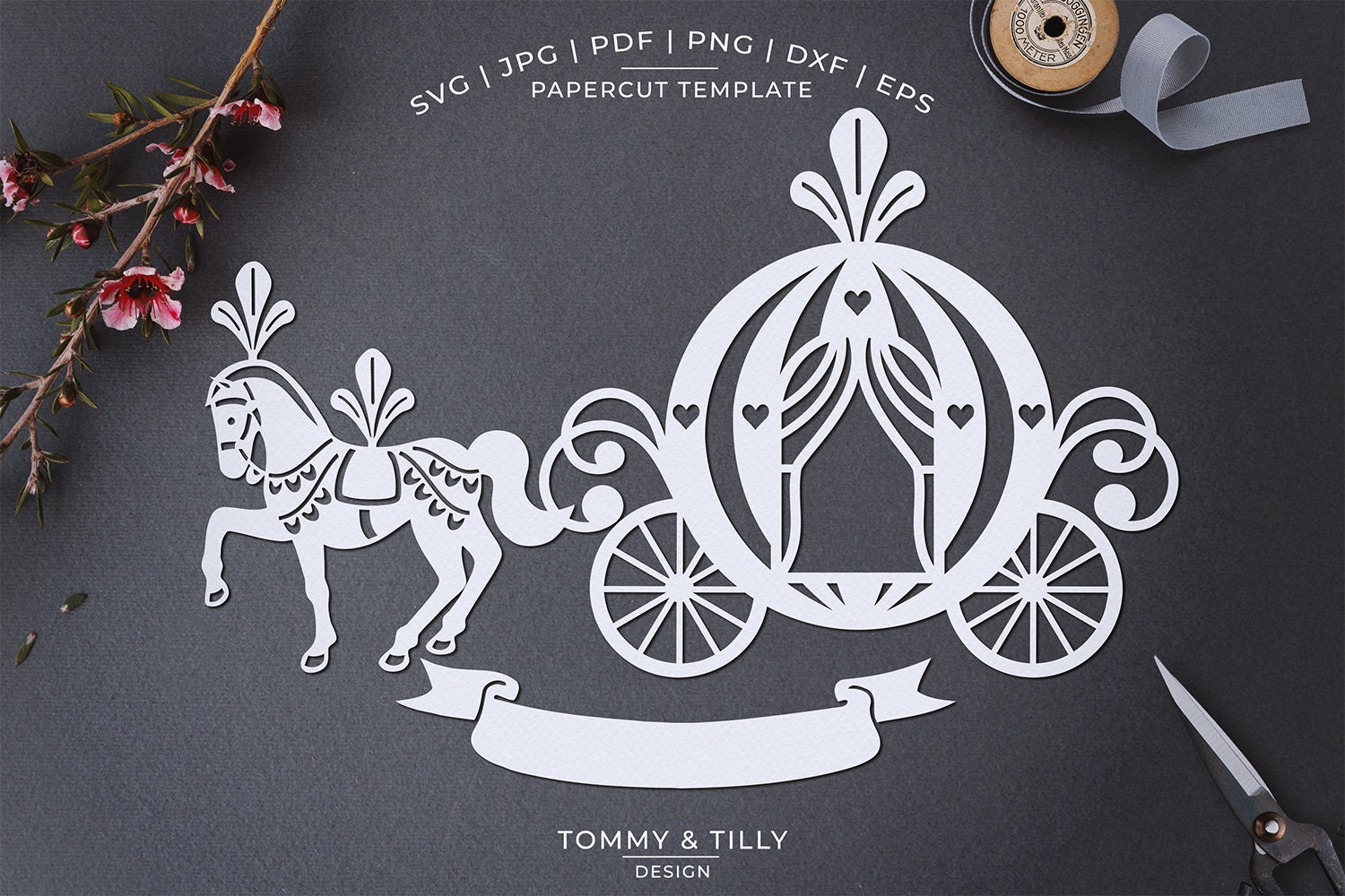 Free Free Princess Carriage Template 935 SVG PNG EPS DXF File