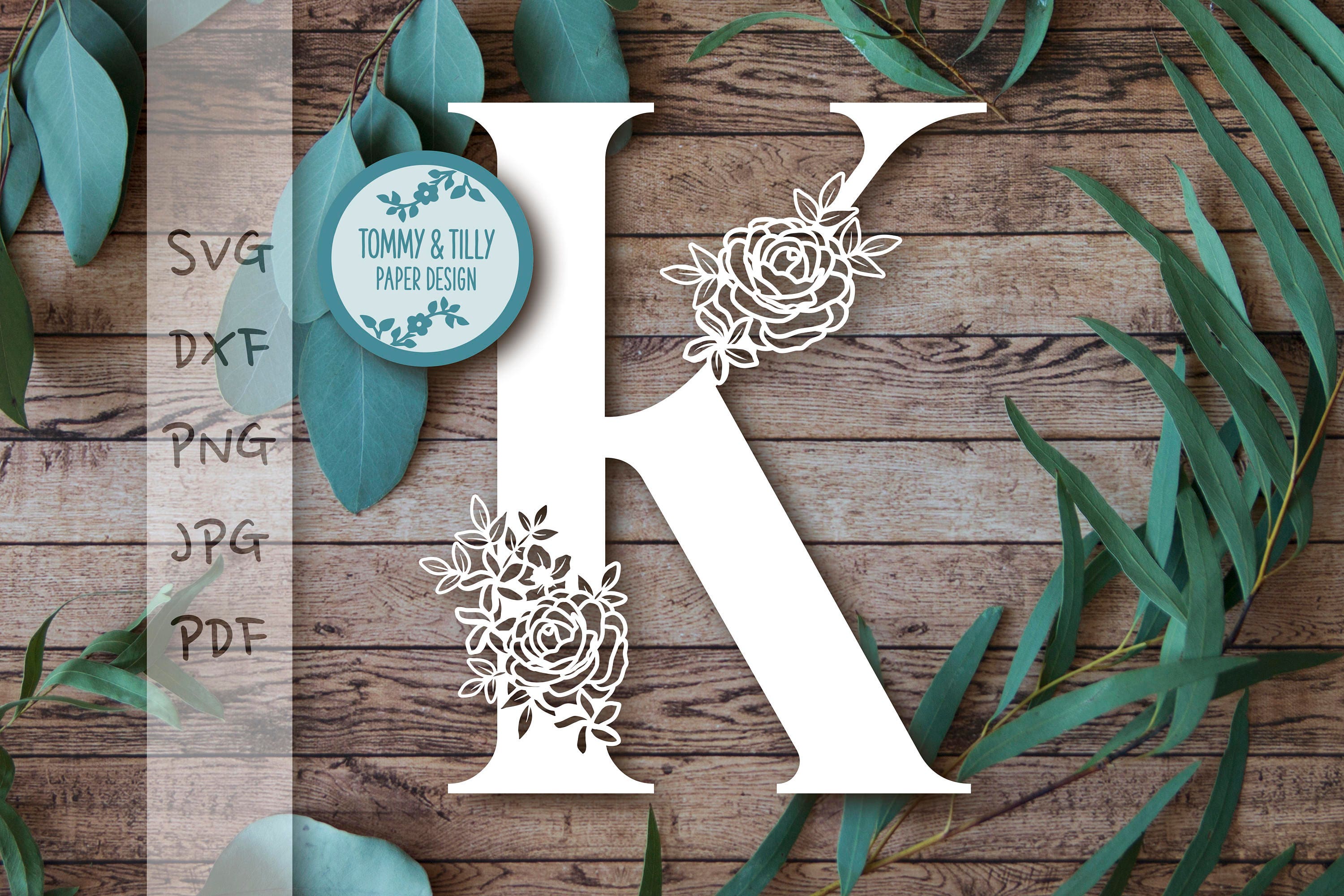Free Free 189 Floral Letter K Svg SVG PNG EPS DXF File