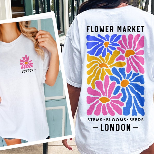 Flower Market SVG PNG, svg coupe des fichiers pour Cricut, Self love svg, Inspirational svg, wildflower svg, tshirt svg, boho svg, svg poche avant