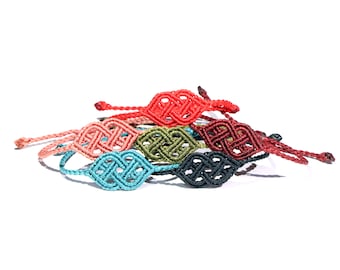 Infinity Celtic Symbol | macrame bracelet | handmade, gift for him, for her, mother’s day, friendship and love