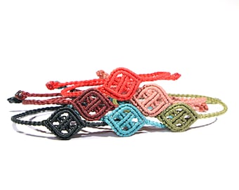 Celtic Sun Cross Symbol | macrame bracelet | handmade, gift for him, for her, mother’s day, friendship and love
