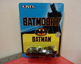 Vintage Die-Cast Vehicle, Batman's Bat Mobile by ERTL, 1989