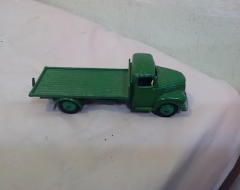 Vintage Metal Toy Cars, Dinky, Fun Ho!, Tootsie, and Others, Caterpillar, John Deere Tractor, Flatbed Truck, Flatbed Trailer and More