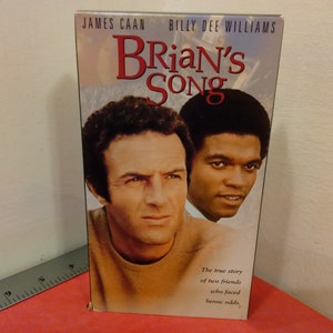 Vintage VHS Movie Tape, Brian&#39;s Song, James Caan, 1996~