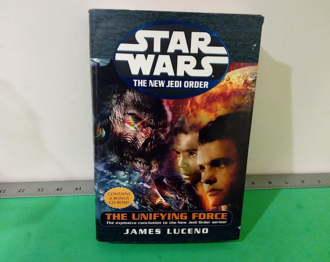 Vintage Hardcover Book, Star Wars Hardcover Book, The Jedi Order (The Unifying Force with Cd), 2003 1st Ed.