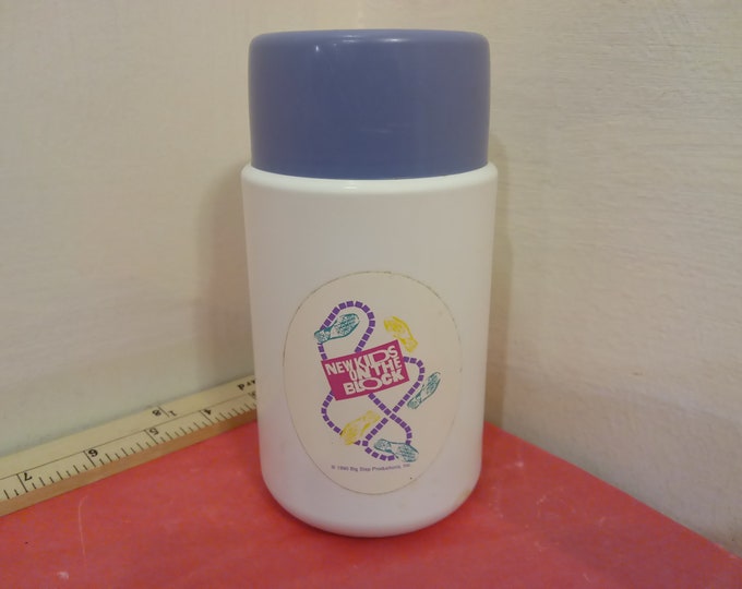 Vintage Thermos, New Kids on the Block Purple Thermos, 1990#