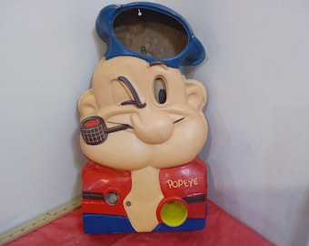 Vintage Ball Toss Game, Popeye the Sailor Man Ball Toss Game, Not Complete, 1960's