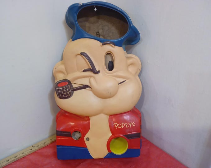 Vintage Ball Toss Game, Popeye the Sailor Man Ball Toss Game, Not Complete, 1960's