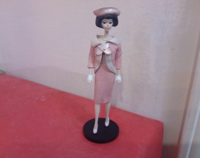 Vintage Doll Figurine, The Classic Barbie Figurine Collection "Fashion Editor" by The Danbury Mint/Mattel, 1993