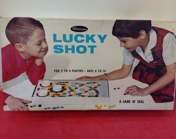 Vintage Board Game, Lucky Shot by Whitman, 1966