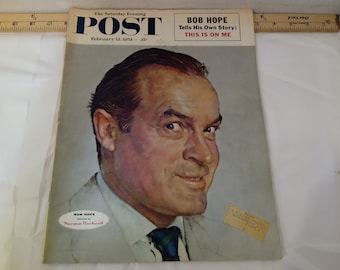 Vintage Magazines, Saturday Evening Post and Look Magazines, 1940 and 1950's#
