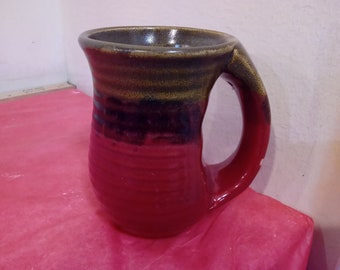 Vintage Pottery Mugs and Pitcher, Pottery Mugs and Pitcher from North Carolina Potteries