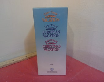 Vintage VHS Tapes Movies, Trilogy of Vacation Movies with Chevy Chase, 1991