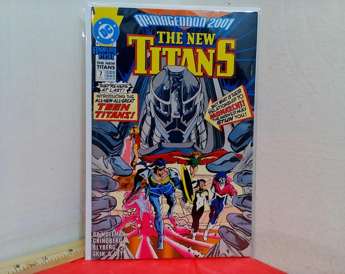 Vintage DC Comic Books, The New Titans, Various Issues, 1980/90's