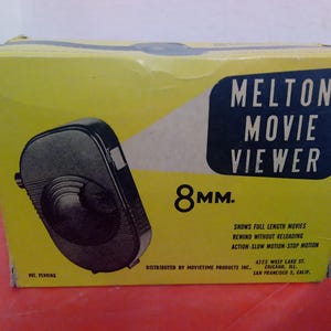 Vintage Movie Viewer, Melton 8MM Movie Viewer by Movie Time
