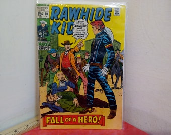 Vintage Comic Book, Marvel Comic Book "Rawhide Kid", .15 Cent Comics, 1970's