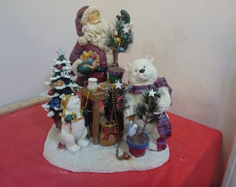 Vintage Christmas Decor, Pfaltzgraff "The Snowbear Collection", Numbered 3843 of 5576, 2002