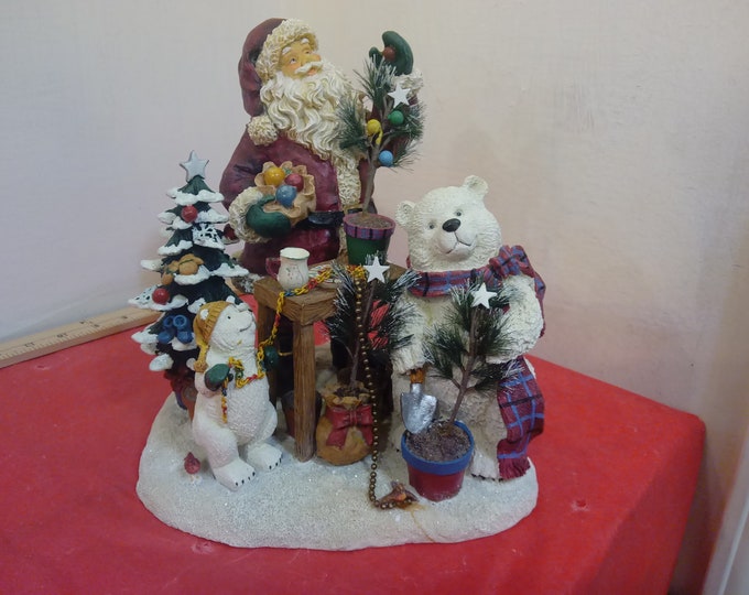 Vintage Christmas Decor, Pfaltzgraff "The Snowbear Collection", Numbered 3843 of 5576, 2002