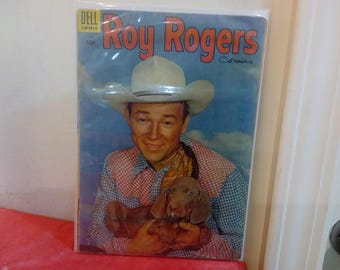 Vintage Comic Books, Dell Comic Books, Roy Rogers Comics, Various Issues, 1950's