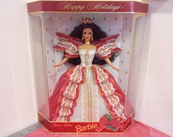 Vintage Barbie Dolls, Happy Holiday Barbie&#39;s Various Years, 1990&#39;s