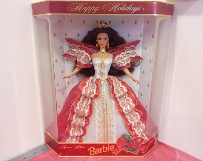 Vintage Barbie Dolls, Happy Holiday Barbie's Various Years, 1990's