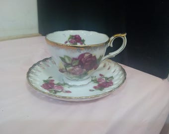 Vintage Porcelain Tea Set Items, Small Souvenir and Regular Size Items, Silver Springs, Rose Floral Teacup or Sugar Bowl, and Other Items