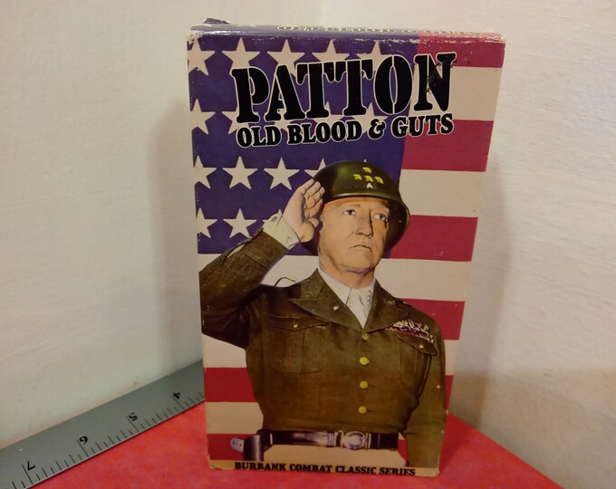 Vintage VHS Movie Tape, Patton, Documentary, 1990~