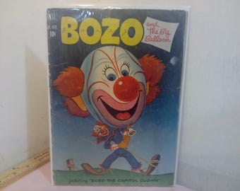 Vintage Comic Books, Dell Comic Book "Bozo", 1952
