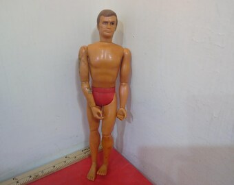 Vintage Action Figures, Six Million Dollar Man Action Figure by General Mills/Universal Studios, 1970's