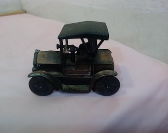 Vintage Metal Pencil Sharpeners, Model T w/Plastic Top, Bi-Plane, Horse and Buggy, Motorcycle, and Rolls Royce