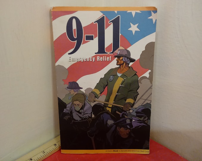 Vintage 9-11 Emergency Relief Comic Book for the American Red Cross, 2002~