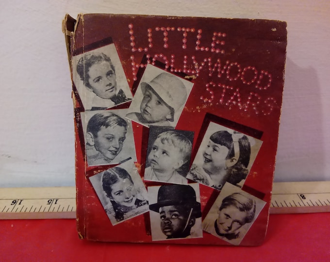 Vintage Hardcover Book, Little Hollywood Stars by Dixie Willson, 1935