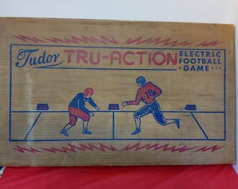 Vintage Electric Football Game, Tudor Tru-Action Electric Football Game, Two Different Types#