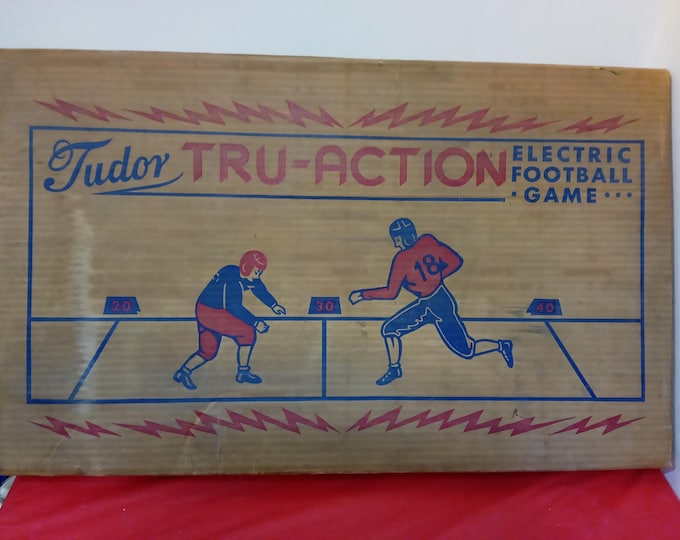 Vintage Electric Football Game, Tudor Tru-Action Electric Football Game, Two Different Types#