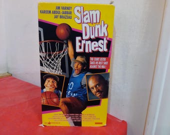 Vintage VHS Movie Tape, Ernest Rides Again, Ernest Goes to Camp, Slam Dunk Ernest, Jim Varney